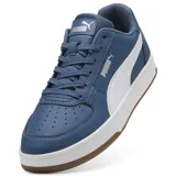 Championes Puma Caven 2.0 azules con detalles en blanco y suela marrón.