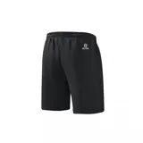 Short deportivo negro con cordón rosa en la cintura, logo del Inter de Miami y número 10 estampado en rosa.