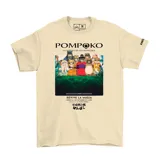 Remera color crema con estampa de la película de Studio Ghibli "PomPoko".