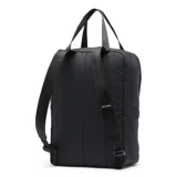 Mochila Columbia unisex de 18 litros, color verde claro en la parte superior y verde oscuro en la parte inferior. Tiene correas de mano y de hombro, espalda acolchada, funda para laptop de hasta 15 pulgadas, bolsillo para botella de agua y bolsillo externo con cremallera.
