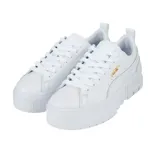 Championes Puma Mayze Classic, color negro con detalles dorados.