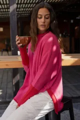 Fucsia y rojo