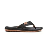 Sandalia ojota negra para hombre, marca Cartago, modelo Dunas.
