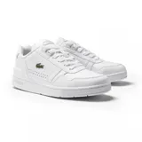 Championes urbanos Lacoste modelo T-Clip, color blanco con logo de la marca en el lateral.