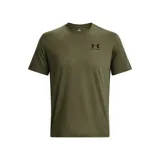 Remera celeste de Under Armour, corte clásico, mangas cortas y logo estampado en el pecho.
