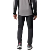 Pantalón de senderismo negro con detalles reflectantes, tecnología Omni-Shade™ UPF 50 y Omni-Shield™ para repeler la humedad. Cuenta con cintura elástica, cordón de ajuste interior, rodillas articuladas, bolsillos y cremalleras en las piernas.