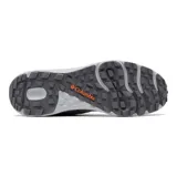 Botas de trekking Columbia Benson Mid color gris con detalles en naranja, confeccionadas en malla transpirable con superposiciones de ante. Cuentan con tecnología Omni-Shield™ que repele la humedad y resiste las manchas, entresuela TechLite™ para amortiguación y absorción de impactos, y suela Omni-Grip™ para tracción en todo tipo de terrenos.