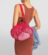 Longchamp -Cartera Longchamp de red, Le pliage Filet