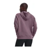 Buzo negro Under Armour de corte clásico, con capucha y logo grande estampado en el frente. Confeccionado en tejido Fleece ligero, cómodo y cálido.