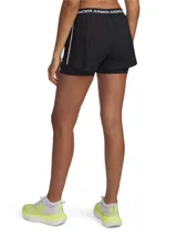 Short deportivo de mujer con cintura elástica con logo Under Armour, short interior ajustado y calce holgado.