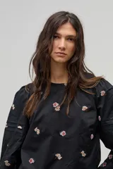 Blusa Candelaria en Algodón - Vilma Embroidery