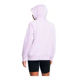 Buzo negro Under Armour de corte clásico, con capucha y logo grande estampado en el frente. Confeccionado en tejido Fleece ligero, cómodo y cálido.