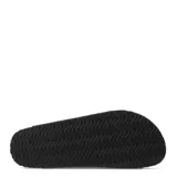 Sandalias de hombre negras con dos tiras anchas ajustables con hebilla, plantilla anatómica de corcho y suela de goma.