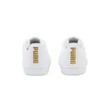 Championes Puma Up de hombre, color blanco con detalles en dorado.