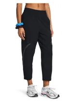 Pantalón negro deportivo Under Armour Unstoppable Ankle, con cintura elástica, corte holgado y largo al tobillo.