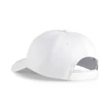 Gorra color gris con logo distintivo de la marca en la parte frontal.
