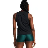 Musculosa deportiva Under Armour Rival Muscle Tank, color negro, con logo estampado en el pecho.