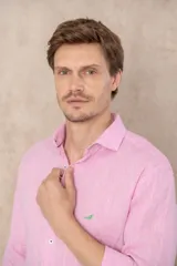 Camisa Lino Hudson Collar