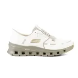 Championes deportivos Skechers Slip-ins Glide Step Pro color beige para hombre, con tecnología Hands Free Slip-ins para un calce fácil, Heel Pillow para mantener el pie en su lugar, plantilla Air-Cooled Memory Foam y entresuela Glide-Step.