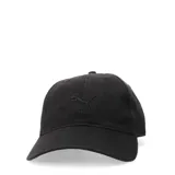 Gorra clásica de algodón color negro con logo bordado de Puma al frente.