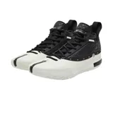 Championes de básquet 361 Degrees Joket 1 Ace, color negro y blanco, de caña media. Cuentan con amortiguación Qu!kCQTECH, suela de goma con patrón Diamond Grip y sistema de soporte Dual TPU.