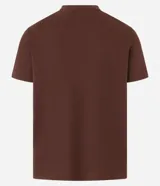 Remera de corte regular confeccionada en algodón y poliéster, con cuello redondo, manga corta y textura waffle.