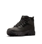 Botas de senderismo Columbia Newton Ridge Plus, color negro, con capellada de cuero recubierto de PU, ante y malla. Cuentan con tecnología Omni-Tech™ impermeable y transpirable, entresuela TechLite™ para amortiguación y suela Omni-Grip™ para tracción en todo tipo de terrenos.