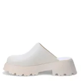 Zuecos Miss Carol LIA con plataforma de goma, color blanco hueso.
