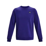 Buzo Under Armour de hombre, color violeta, de cuello redondo, ligero, cómodo y suave por dentro.