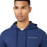 Campera con cierre frontal, capucha ajustable y bolsillos laterales, diseñada para máximo confort y movilidad.