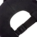 Gorra de béisbol negra con logo "CONS" bordado en el frente.
