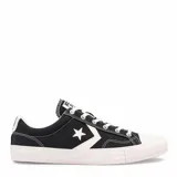 Championes urbanos Converse Star Player EV Ox, color negro con detalles en blanco, de caña baja y cierre con cordones.