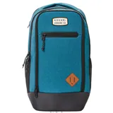 Mochila azul de 30 litros con compartimentos múltiples y diseño funcional, ideal para el día a día.