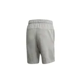Short deportivo Adidas color gris melange, con cintura elástica ajustable con cordón negro y logo pequeño estampado en la pierna derecha.