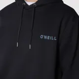 Canguro negro con capucha y logo O'Neill estampado en el pecho.