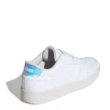 Championes urbanos Adidas Breaknet 3.0, color blanco con las tres tiras características de la marca en los laterales.