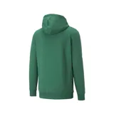 Buzo con capucha Puma ESS+ 2 Col Big Logo Hoodie FL, color verde con logo grande de Puma en el pecho.