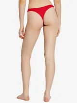 Pack de tres tangas de la marca Diesel, modelo Punchy-D-Core, en color negro. Presentan un diseño minimalista con corte clásico, banda estrecha en la cadera y el logotipo de la marca estampado en el frente.