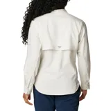 Camisa de manga larga Columbia Tamiami II LS Shirt color celeste, con tecnología Omni-Wick y Omni-Shade con protección solar UPF 40, aperturas de ventilación y tratamiento antimicrobiano.