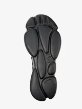 Zapato de cuero negro con diseño ergonómico y unisex, plantilla OrthoLite Recycled y suela XL EXTRALIGHT Organix 3.0.