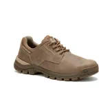 Zapato acordonado Caterpillar Threshold Low color marrón, de cuero, con forro de malla de nylon suave y transpirable, plantilla de espuma acolchada, entresuela de EVA y suela de goma duradera para tracción.