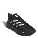 Championes de básquet Adidas Dame Certified 3.0, color negro con detalles en blanco.