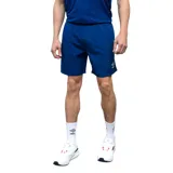 Short deportivo Umbro Pro Run color azul, con cintura elástica y logo Umbro en la pierna derecha.