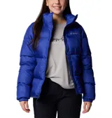 Campera inflada Columbia Puffect II Full Zip color negro, con cierre frontal, cuello alto y bolsillos laterales con cierre. Cuenta con aislamiento Thermarator™ y tejido impermeable.