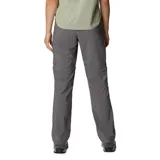 Pantalón largo negro convertible en short, con tecnología Omni-SHADE de protección solar FPU 50, bolsillos laterales y traseros.