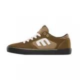 Championes de skate Etnies Windrow Vulc, color negro con logo blanco en el lateral y suela blanca.