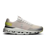 Championes urbanos Cloudnova Form 2, color rosa pálido con detalles en blanco, gris y amarillo.