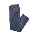Pantalón azul de corte recto, diseñado para un ajuste cómodo.