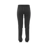 Pantalón de jogging negro con estampado animal print en las tres tiras laterales y logo de Adidas bordado en blanco.