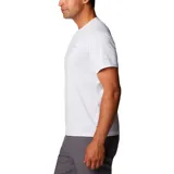 Remera deportiva Columbia Hike Crew color borgoña, de corte clásico y manga corta, con logo estampado en el pecho. Confeccionada en poliéster con tecnología Omni-Wick para absorción de la humedad y control de olores.